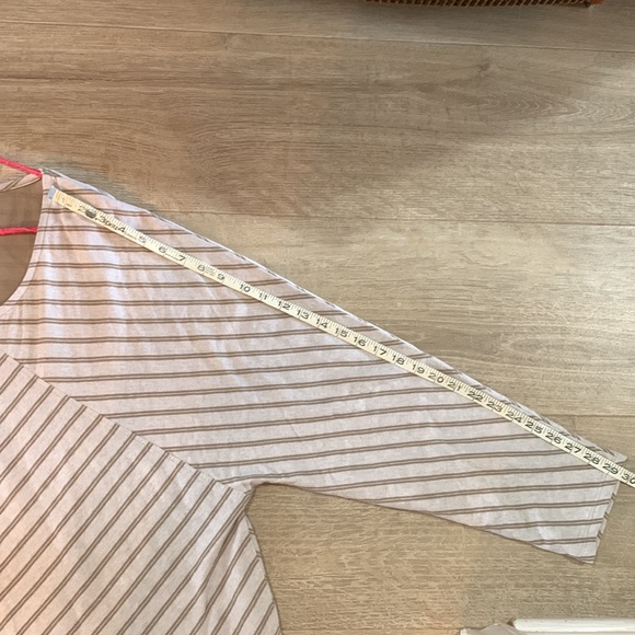 Soft Surroundings womens plus size tunic top in stripes - Picture 9 of 10